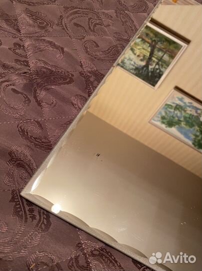 Зеркало 60х60 см с фацетом