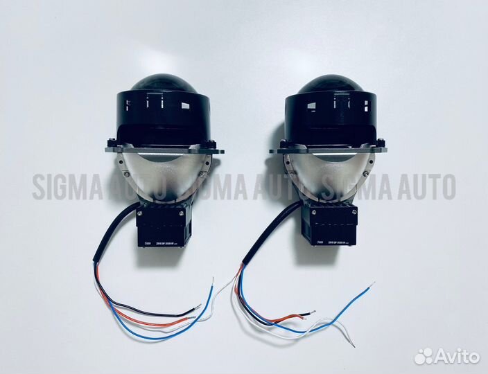 Диодные bi led линзы Aozoom би лед 24В Volvo FH