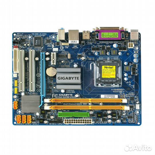 Материнская плата gigabyte GA-G41M-ES2L LGA775