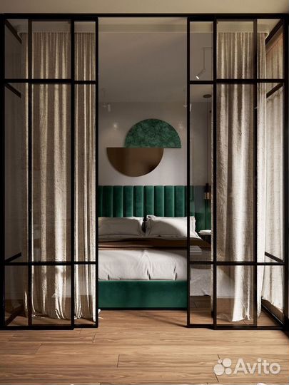 Межкомнатные перегородки из алюминия на заказ