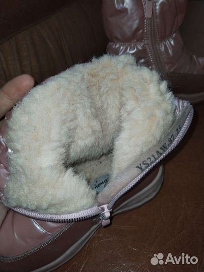 Продам сапожки зима 25 размер