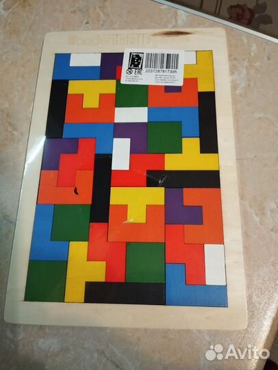 Головоломка Деревянный тетрис