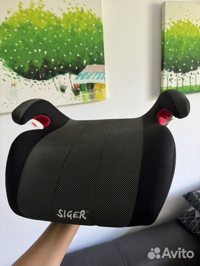 Автокресло бустер siger