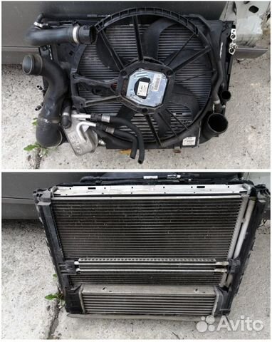 Кассета радиаторов бмв Е92 н54