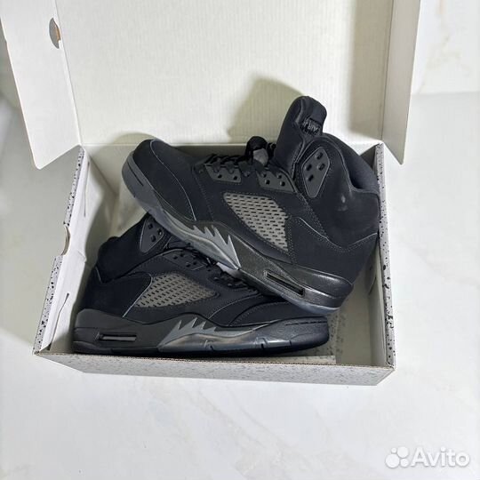 Кроссовки nike air jordan 5 black