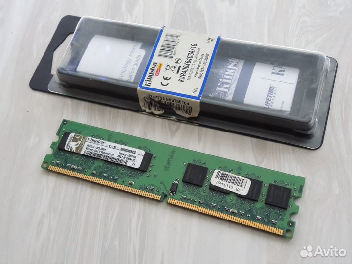 Озу DDR2 Kingston 1 гб (KVR800D2N5/1G)