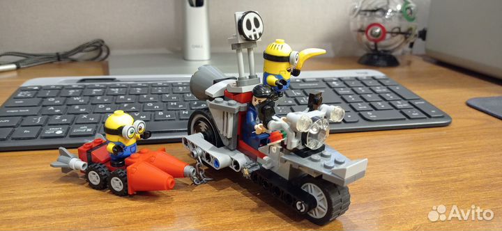 Lego minions Невероятная погоня на мотоцикле