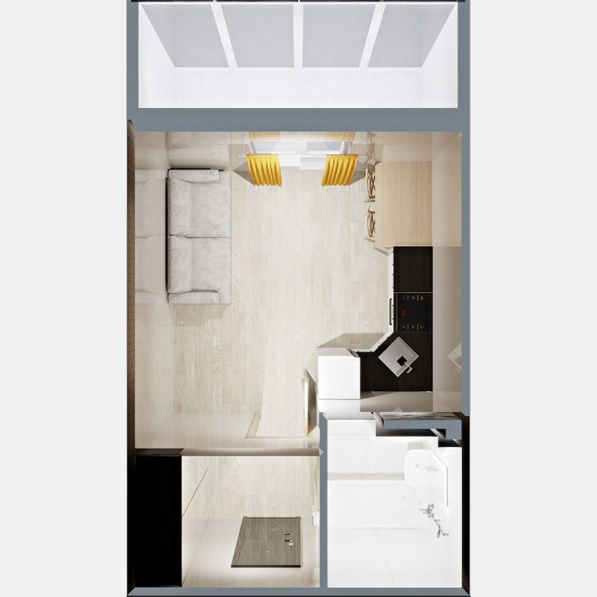Квартира-студия, 28,5 м², 1/4 эт.