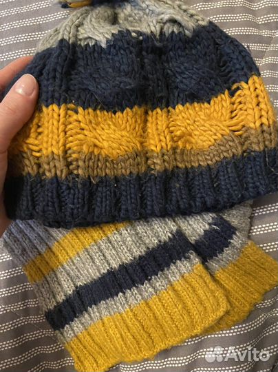 Комплект детский шапка и шарф