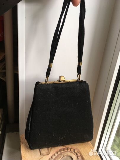 Сумочка театральная старинная бархат