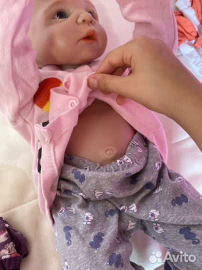 Кукла реборн силиконовая девочка