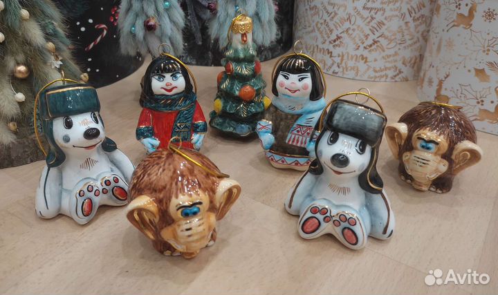 Лефортовский фарфор ёлочная игрушка