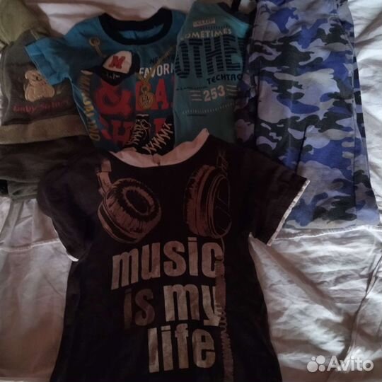 Детские вещи большой пакет на мальчика 104,110
