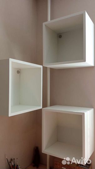 Полка настенная IKEA куб