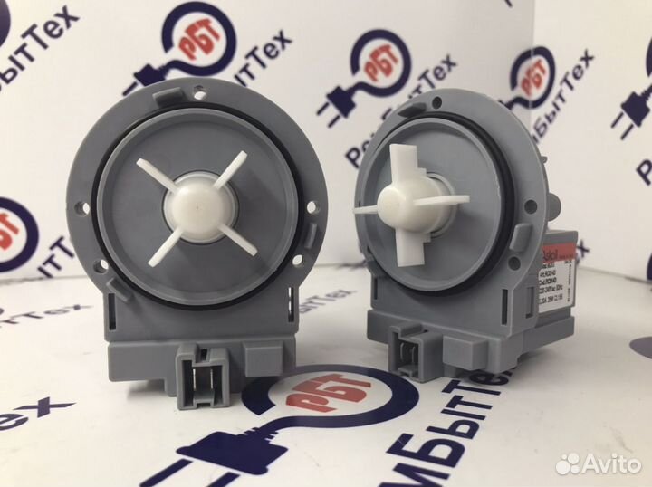 Помпа на 3 винтах, выводы вперед, вместе, Askoll