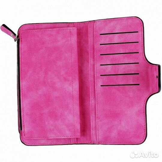 Женский больш. замшевый кошелёк-портмоне Baellerry