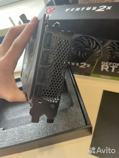 Видеокарта MSI nvidia GeForce rtx 3060 ventus 2x