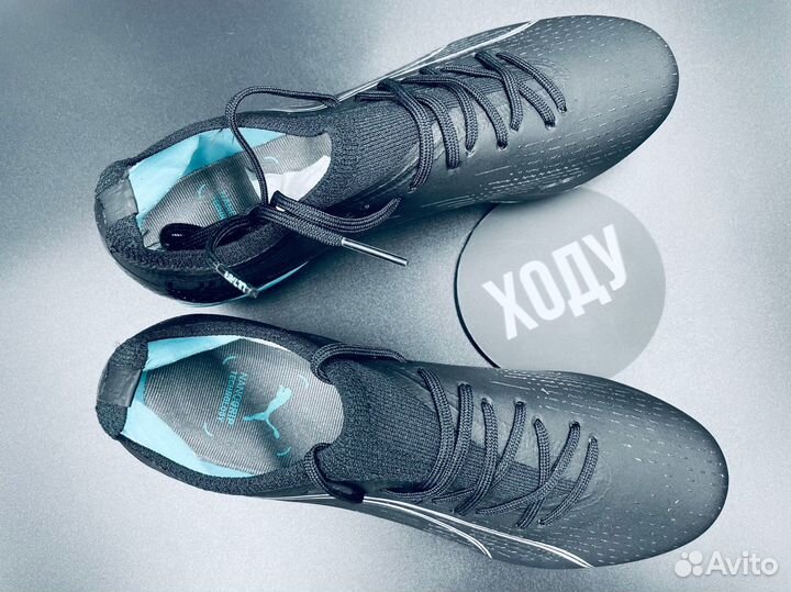 Бутсы Puma Ultra black blue 39-45