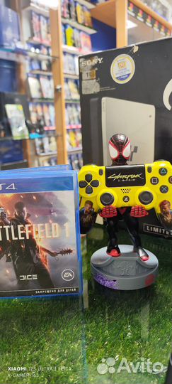 PS4 Slim 1TB Limited edition/50+Игр/2 Геймпада