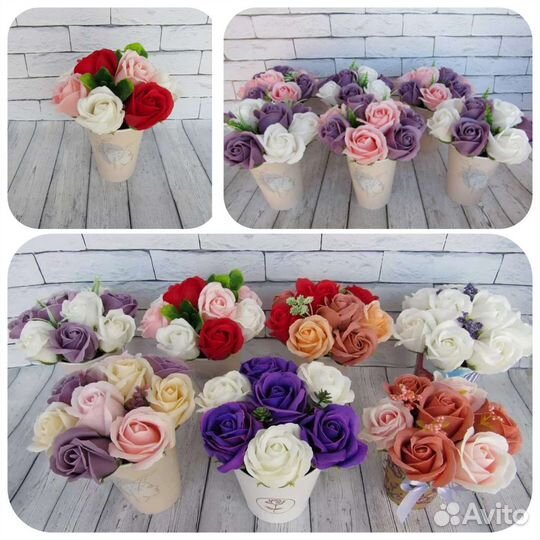 Букет из мыла