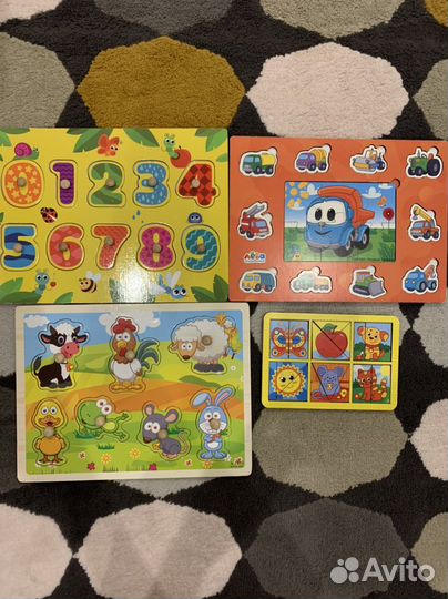 Развивающие игрушки(пазлы и тп )