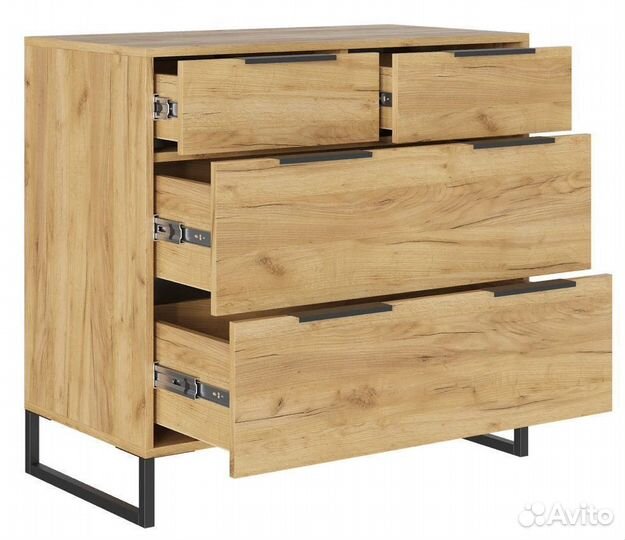 Лофт Спальный гарнитур Комплектация 1 Дуб Крафт З