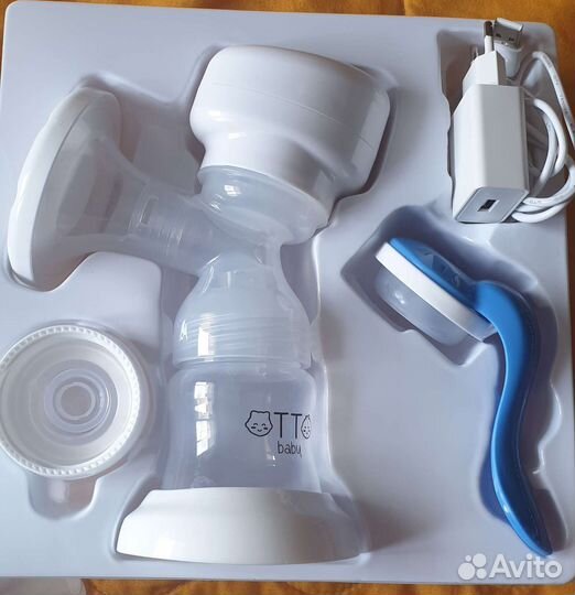 Молокоотсос электрический 2в1 ручной