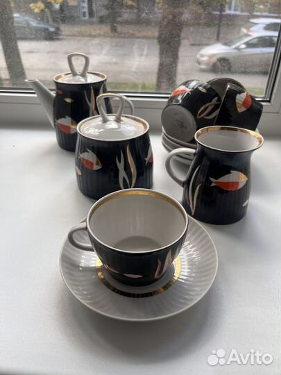 Винтажный чайный сервиз, (Дулево) 1967 г