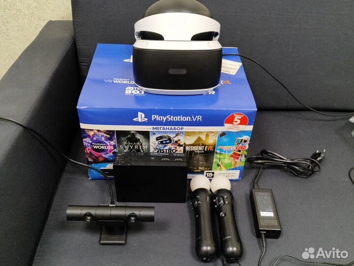 VR очки PS4+ камера + 2 PS Move