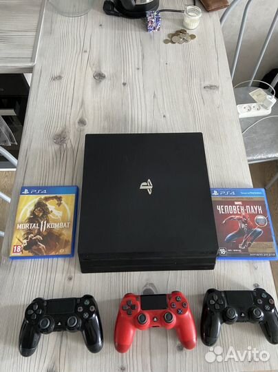Sony playstation 4 pro+ много игр