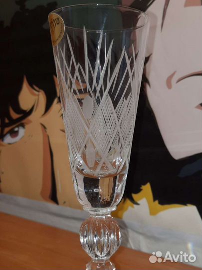 Бокал фужер хрустальный