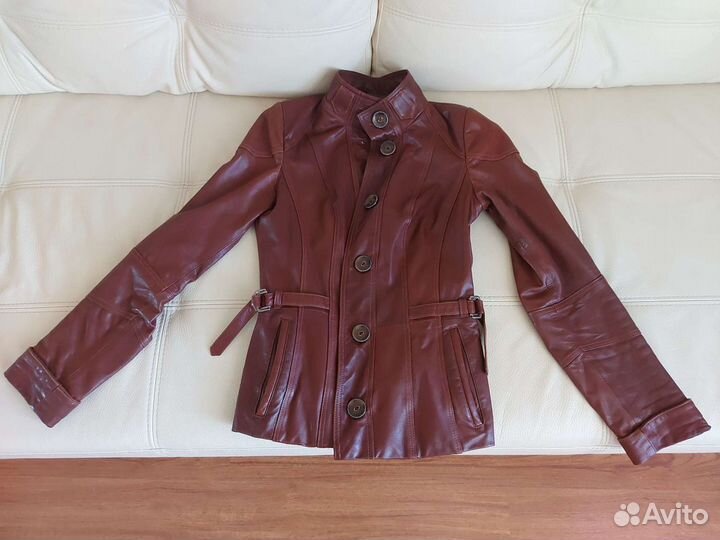 Фирменная кожаная куртка Begardini