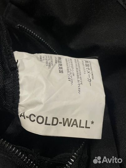 Сумка A-Cold-Wall ACW Utility Bag Black Оригинал