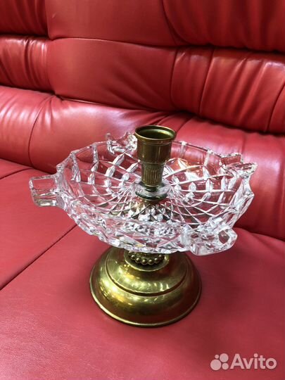 Перельница для сигар (Хрусталь и бронза )