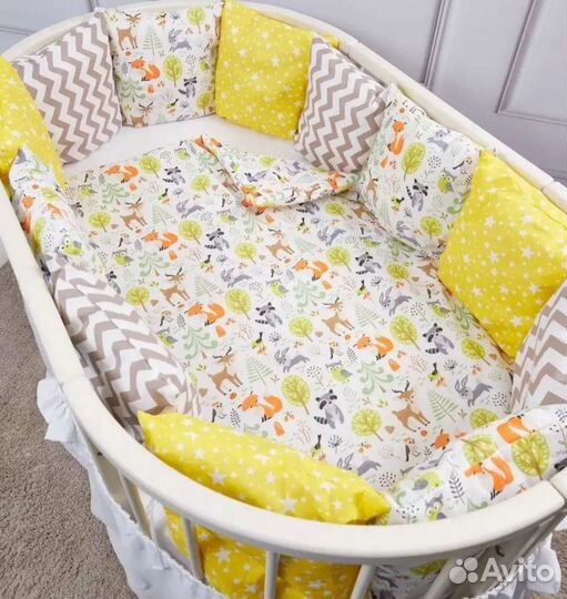 Бортики в кроватку