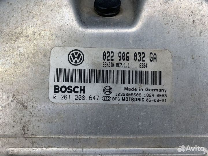 Блок управления двс Touareg 3.2 BMV