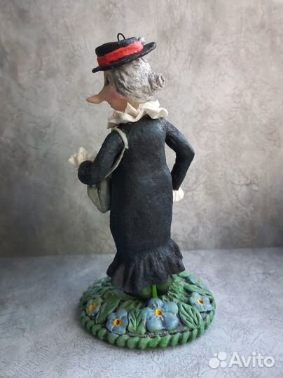 Ватная елочная игрушка