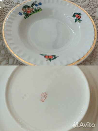 Тарелки фарфор и люминарк
