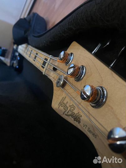 Harley-Benton JB-75MN Black бас гитара