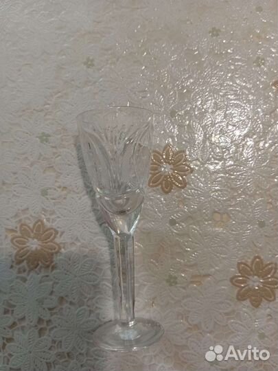 Хрустальные рюмки на ножке СССР