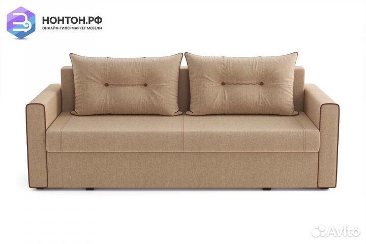 Диван еврокнижка Оригами бежевый