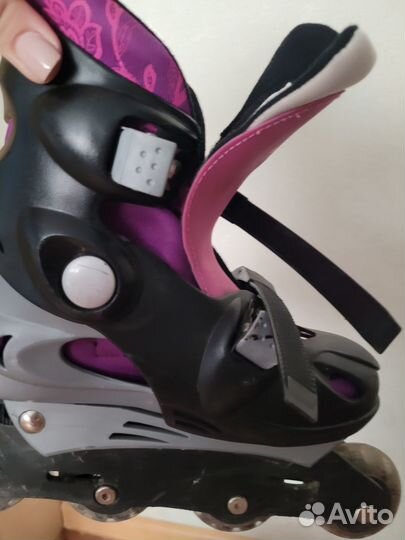 Ролики детские black aqua