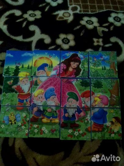 Кубики- пазлы