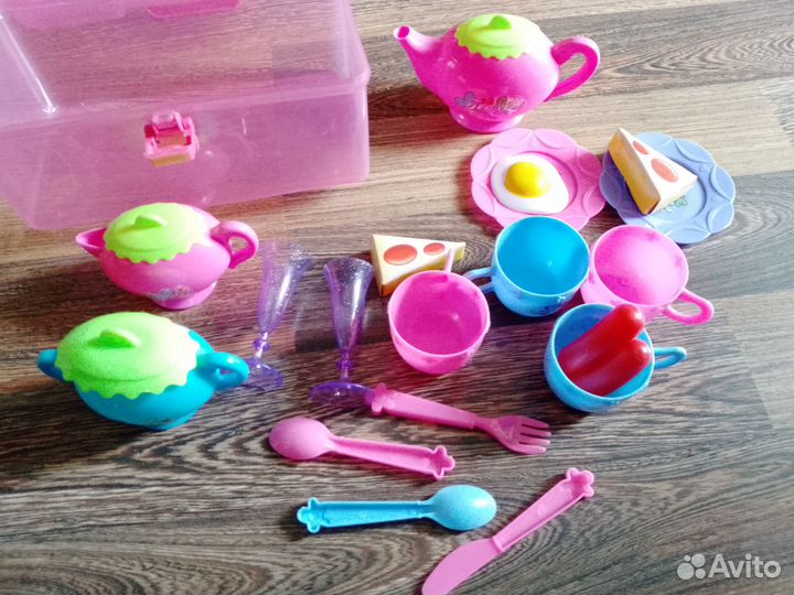 Детская посудка в чемоданчике