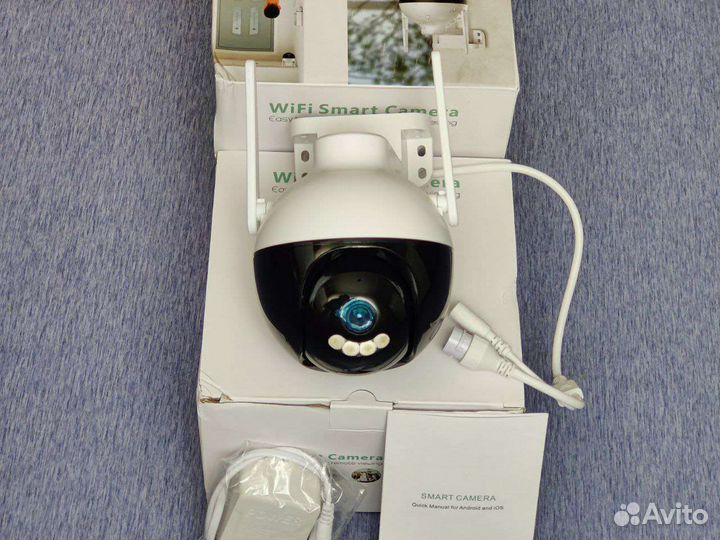 Новая 4 Мп Wi-fi поворотная камера видеонаблюдения