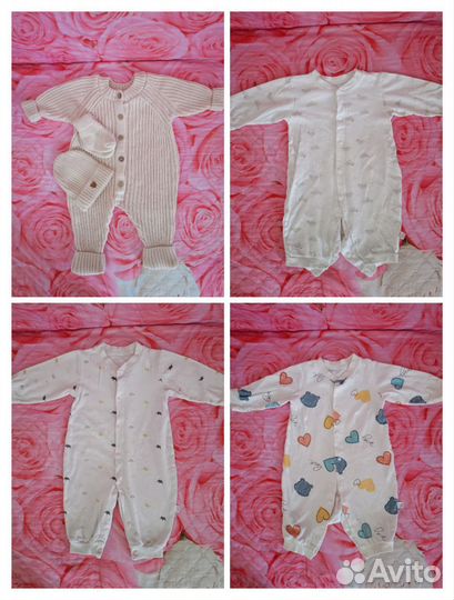 Детские вещи пакетом на девочку 56-74