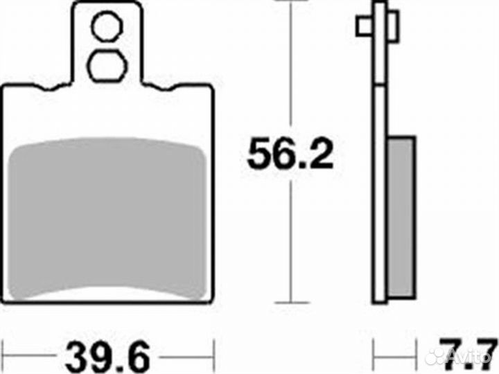 Тормозные колодки yamaha, peugeot, malaguti, giler