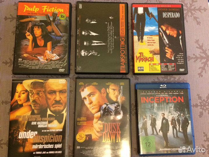 Фильмы на DVD дисках на немецком английском языке