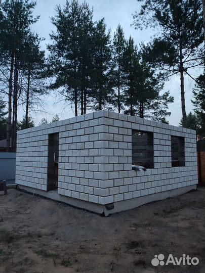 Арболитовые блоки с облицовкой