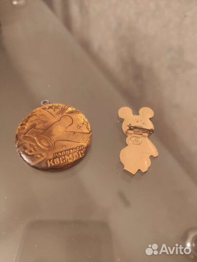 Значок олимпийский мишка